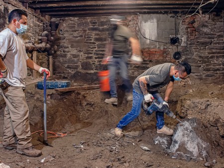 Conversion of an Unfinished Basement, NYC 10065